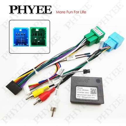 Adattatore per cablaggio Radio CAN Bus Decoder Box spina a 16 Pin a 12Pin convertitore per cavo a 32Pin per Jeep Renegade Compass Commander