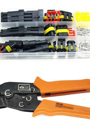 Waterproof Connectors Kit Automotive Wire Quick Connector Electrical In Car Wiring Auto Seal Socket 1 2 3 4 5 6 Pin Plug Kit Way
