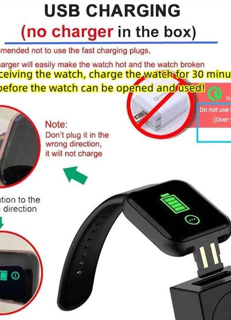 Smart Watch For Men Women Wristwatch Bluetooth Connect Phone Music Player Fitness Sport Bracelet Health Monitor Digital Watches