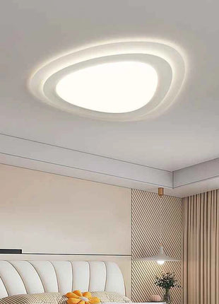 Lampada da soffitto a LED creativa con ciottolo Decorazione di lusso per soggiorno Camera da letto Lampada a sospensione a soffitto Lampadario per sala da pranzo per interni
