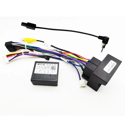 Cablaggio Quadlock 40 Pin con Decoder CAN Bus per MG ZS HS 2017-2019, Supporto SWC, Plug&Play, Adattatore Cavo Android Auto 16 Pin