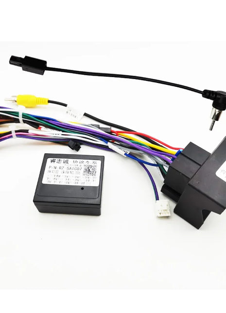 Cablaggio Quadlock 40 Pin con Decoder CAN Bus per MG ZS HS 2017-2019, Supporto SWC, Plug&Play, Adattatore Cavo Android Auto 16 Pin