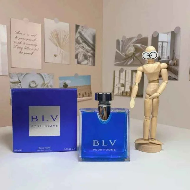 Premium Men's Perfume, Blue Tea Scent 100ml, Long Lasting Fresh Cologne, Aromatic Daywear Fragrance for Him
