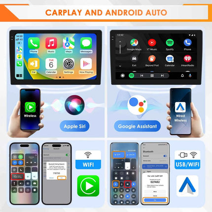 Hizpo 10.1" Car Radio Intelligent Systems For Mitsubishi ASX 1 2010 - 2018 Multimedia CarPlay Android Auto GPS No 2 din 2din DVD