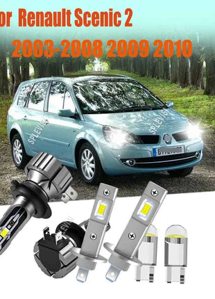 H1 H7 LED Headlight Bulbs IP68 Waterproof Extreme Weather Proof  For Renault Scenic 2 2003 2004 2005 2006 2007 2008 2009 2010