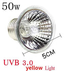 220V 25/50/75W UVA+UVB Reptile Lamp Bulb Turtle Basking UV Light Bulbs Heating Lamp Amphibians Lizards Temperature Controller