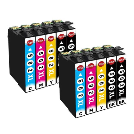 T502XL 502XL 502 XL Ink Cartridge Compatible For Epson XP-5100 XP-5105 WF-2860DWF WF-2865DWF WF-2880 WF-2885 Inkjet Printer