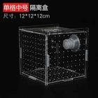Acrylic Isolation Box Fish Tank Transparent Aquarium Small Fry Incubator Breeding Box Single Double Multi-grid Isolation Net