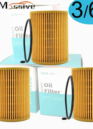 3/6x Filtro Olio Per Mercedes-Benz Classe R W251 V521 R280/R300/R320/R350 CDI 4-matic 2006 - 2013 OM642.950 2987CC 3.0L Motore MPV