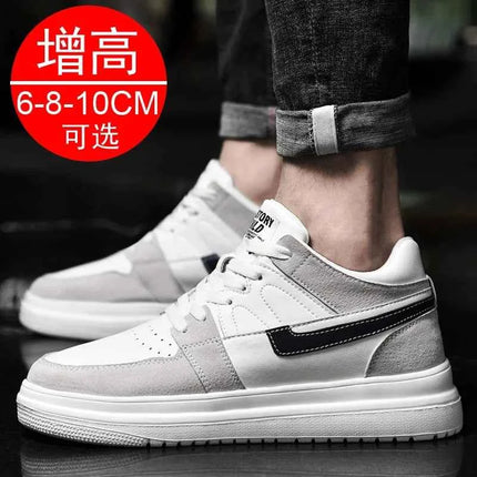 2025 Scarpe da ascensore da uomo scarpe da ginnastica rialzate da uomo 6 cm 8 cm scarpe traspiranti con altezza maggiorata per scarpe sportive da uomo