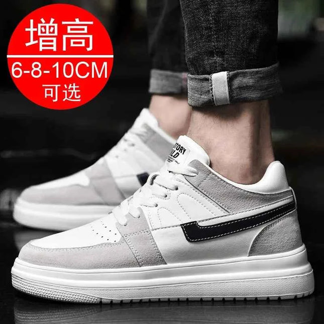 2025 Scarpe da ascensore da uomo scarpe da ginnastica rialzate da uomo 6 cm 8 cm scarpe traspiranti con altezza maggiorata per scarpe sportive da uomo