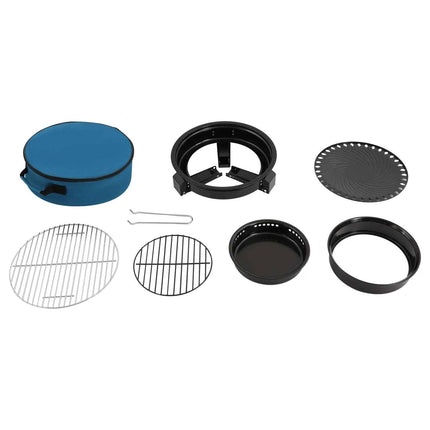 Portable Charcoal Grills Bbq Grill Barrel with Grill Accessories & Carry Bag for Camping, Garden, Bbq Party,Table Grill Charcoal