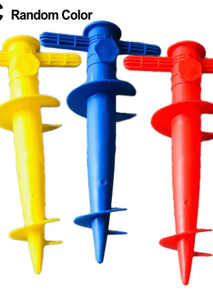 1PC Base per ombrellone regolabile in plastica Sun Beach Patio Strumenti di fissaggio a terra di sabbia Supporto di ancoraggio Spike Auger Keep Holder Accesso al giardino