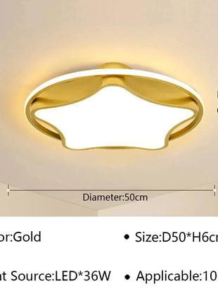 Lampada da Soffitto LED Moderna con Telecomando, Illuminazione per Interni, Decorazione per Soggiorno, Camera da Letto, Studio e Cameretta