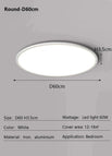 White Dia60CM / 3 Color No Remote