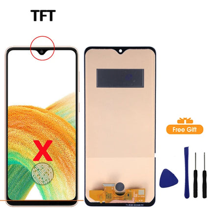 Display AMOLED per Samsung Galaxy A33 5G Display LCD Touch Screen Digitizer Assembly per Samsung A336 Display di ricambio