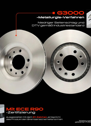 Dischi Freno Posteriori Frankberg 2x per Opel Vivaro C Combi Platform Cabin Zafira Life dal 2016 1616394580 SU001A6135