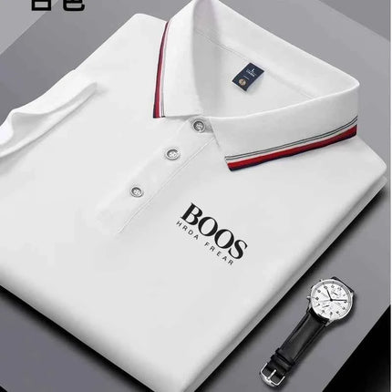 Summer New Men's Short Sleeved Polo Shirt Fashion Design Golf Top Casual T-shirt