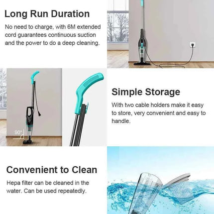 INSE R3S/R6X Corded Vacuum Cleaner Handheld Stick Vacuum Powerful 3 in1 Lightweight Vacuum Cleaners for Home Hard Floor Pet Hair