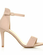 New Sexy Women's 9cm High Heel Shoes, Summer Ankle Strap Sandals, Red Party and Wedding Shoes