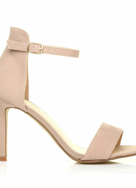 Nuove Scarpe da Donna Sexy con Tacco Alto 9cm, Sandali Estivi con Cinturino alla Caviglia, Scarpe da Festa e Matrimonio Rosse