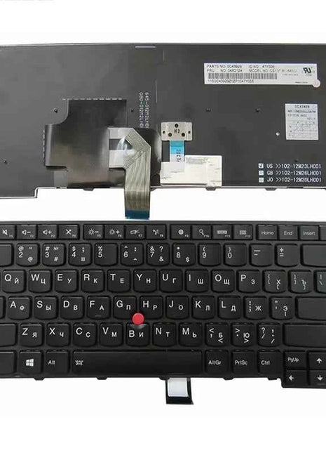 UK/RU/SP/FR/BR/GR/IT/TR Laptop Keyboard For Lenovo Thinkpad E431 E440 L440 L450 L460 L470 T431S T440 T440P T440S T450 T450S T460