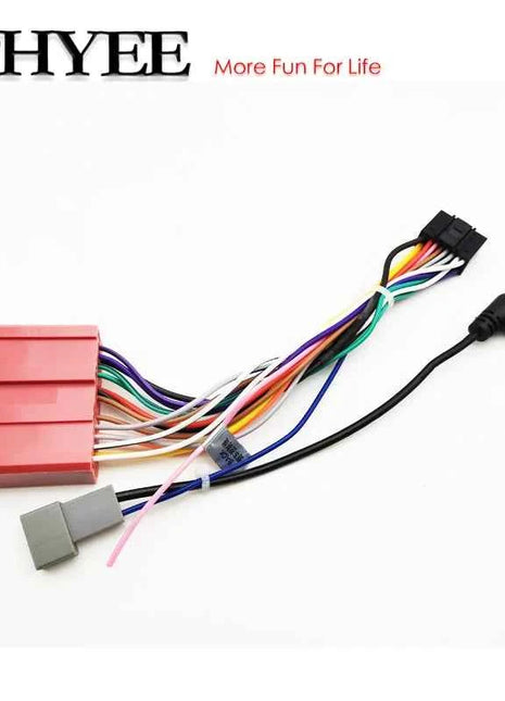 Adattatore per cablaggio Spina da 16 pin a connettore da 24 pin Antenna radio Jack Cavo per unità principale Android per auto per Mazda 3 BK 6 GG1 5