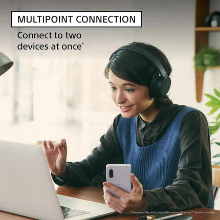 Sony WH-CH720N Wireless Bluetooth Headphones AI Intelligent Active Noise Cancellation Over The Ear Headset with Microphone