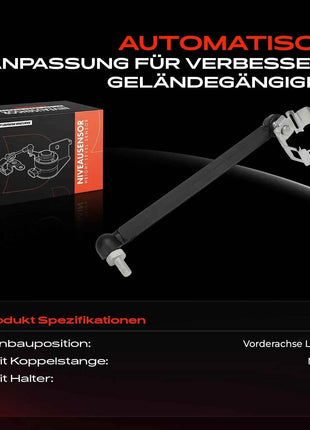 Sensore di livello sospensioni pneumatiche Frankenberg 1x, anteriore, per BMW Serie 1 F20/F21, 1.5L, 1.6L, 2.0L, 3.0L, 2011–2019, 37146852254