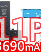 NOHON  High Capacity Phone Battery for iPhone 13 13Pro 12 Pro 11 X XR XS 12Mini 13PM 15Pro MAX 14 SE SE2 SE3 Replacement Bateria