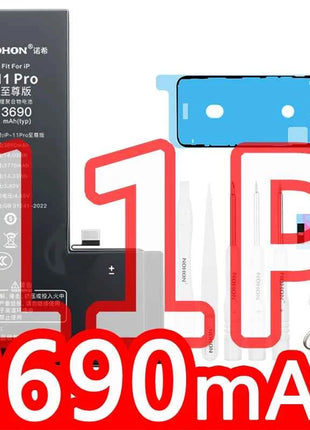 NOHON  High Capacity Phone Battery for iPhone 13 13Pro 12 Pro 11 X XR XS 12Mini 13PM 15Pro MAX 14 SE SE2 SE3 Replacement Bateria