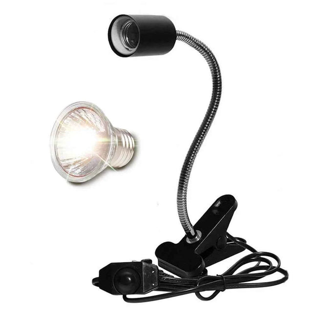 UVA+UVB 3.0 Reptile lamp Set with Clip-on Bulb Lamp Holder Turtle Basking UV Heating Lamp Kit Tortoises Light Lizards Lighting