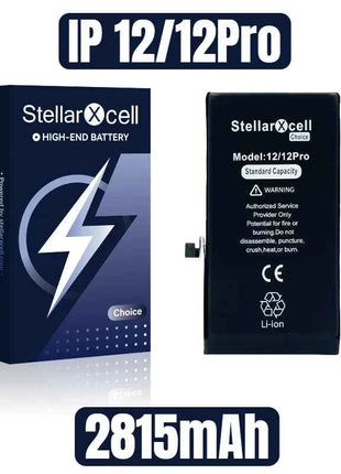 Choice StellarXcell OEM Chip Battery Replacement for IPhoneSE 7 8 X XR XS XSMAX iphone11 12pro 13mii 14pro 15Pro  Replacement