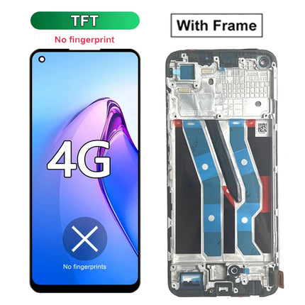 Nuovo display per Oppo Realme 10 4G Display LCD Touch Screen Digiziter Assembly per la sostituzione del display Realme 10 RMX3630