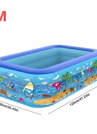 Piscina gonfiabile Piscina in PVC per interni ed esterni Piscina ispessente per cartoni animati per piscina per bambini