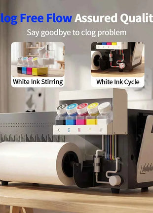A3 DTF Printer 6 Color For Epson XP600  Auto Ink Circulation Direct to Film Heat Transfer Printing Machine for Clothing Jeans
