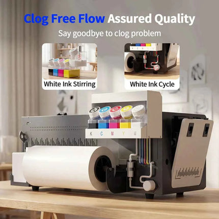 A3 DTF Printer 6 Color For Epson XP600  Auto Ink Circulation Direct to Film Heat Transfer Printing Machine for Clothing Jeans