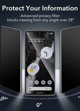 Pellicola idrogel per la privacy da 3 pezzi per Google Pixel 11 10 9 8 7 Pro 10A 9A 8A Protezione per lo schermo privacy