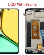 6.74‘For Realme C61 LCD Display Touch Panel Digitizer AAssembly With Frame Display Replacement For Realme C61 RMX3939, RMX3930