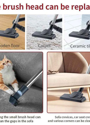 3600W 15000PA A Vacuum Cleaner Vacuum multi-cyclonic Filtration cored Vacuum Hard Floors Carpets FET Hair
