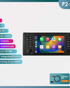 Hizpo Car Intelligent Systems for BMW 5 Series E39 X5 E53 M5 1996-2003 Multimedia 2din Autoradio Android 13 Auto Carplay 7862 4G