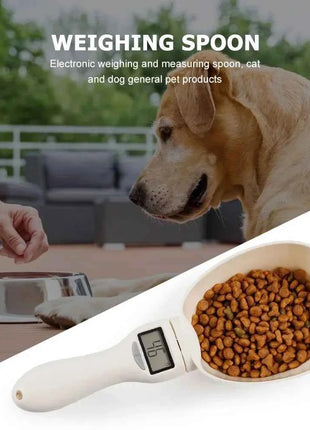 Pet Food Measuring Scoop Electronic Dog Cat Food Measuring Cup Digital Spoon Scale Kitchen Food Scale with LED Display