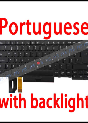 Laptop Replacement Keyboard for Lenovo ThinkPad E480 E485 E490 E495 L380 L390 L480 R480 T480S L490 T490 T495 US/BR/FR/UK/PT/SP