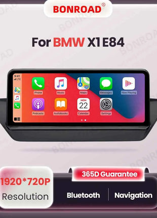 BONROAD Wireless Carplay Android auto Multimedia Player Car Radio For BMW X1 E84 Touch Screen With Bluetooth GPS Navigation