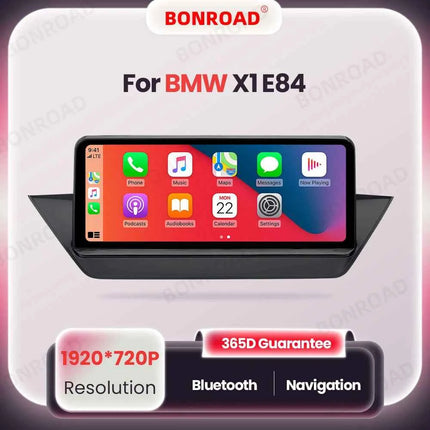 BONROAD Wireless Carplay Android auto Multimedia Player Car Radio For BMW X1 E84 Touch Screen With Bluetooth GPS Navigation