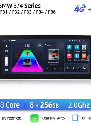 Junsun 1920*720 Wireless Carplay Android Auto Multimedia Car Radio For BMW 1 2 3 4 Series F20 F21 F22 F30 F31 F32 F33 F34 F36