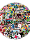 50pcs Sticker / China Mainland