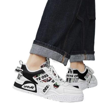 Scarpe da ginnastica in pelle moda casual Nuove scarpe da skateboard da uomo Scarpe da corsa sportive da esterno Escursionismo Piattaforma da tennis Calzature di lusso