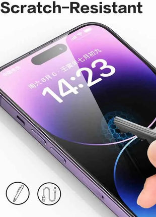 Tempered Glass for iPhone 14 Pro 15 16 17 13 12 11 pro max screen protector for iphone 15 pro mica for iphone 13 14 pro glass