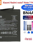 New 100% Original Battery For Xiaomi MI Redmi Note K20 K30 Pro 5 7 8 9 9S 9T 10 10X 10T 10X 11T 11 Ultra 11T POCO X3 F2 4X Pro